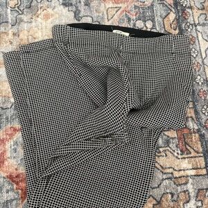 Black and White Checkered Pants